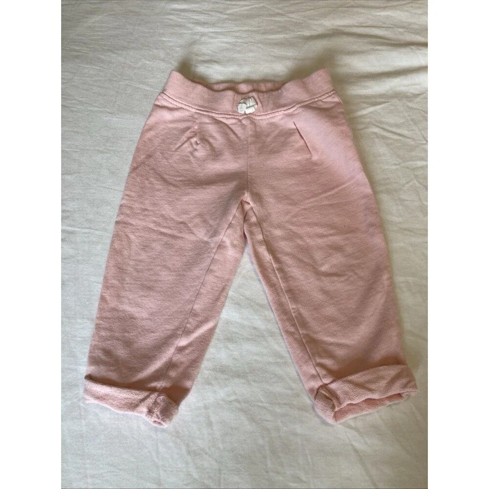 12 Months Carter’s baby girl clothes - one piece pants | solid peach theme